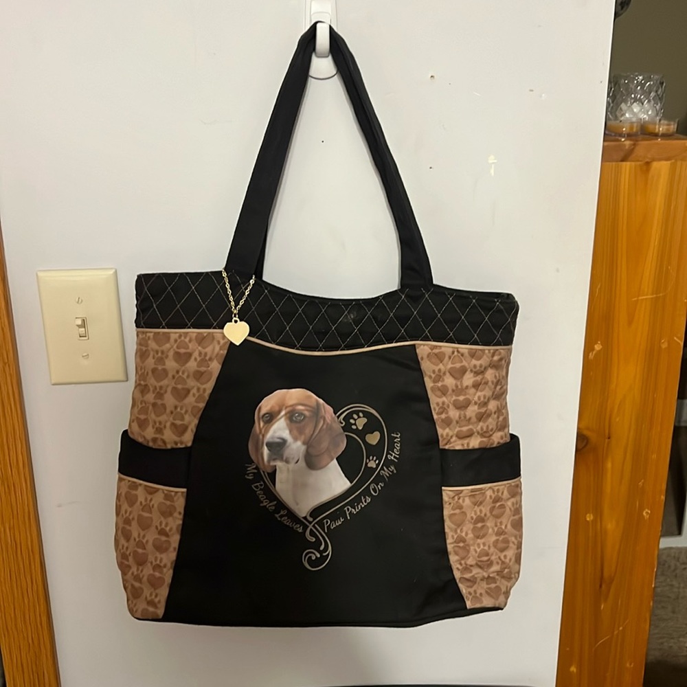 Bradford exchange beagle tote